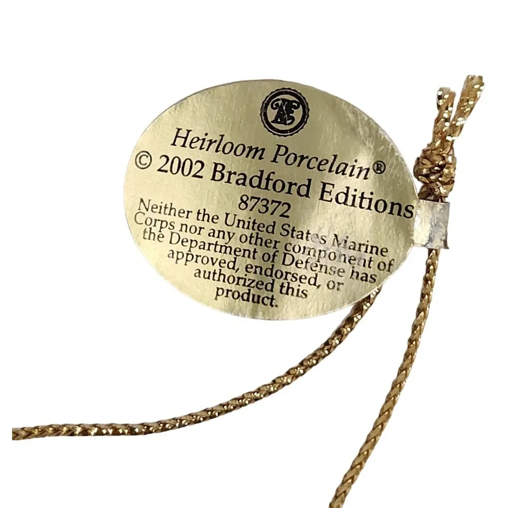 Bradford Editions Ornaments 2002 Set of 2 